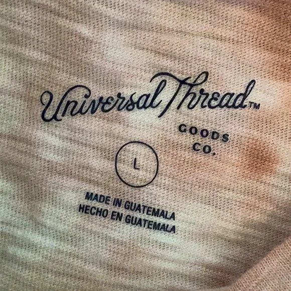 Universal Thread 100% cotton neutral tie dyed sleeveless midi column dress sz L - Picture 10 of 13